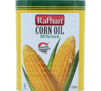 RAFHAN CORN OIL 3LTR TIN