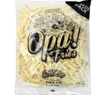 OPA FRENCH FRIES CHUNKY 2KG 9X9MM