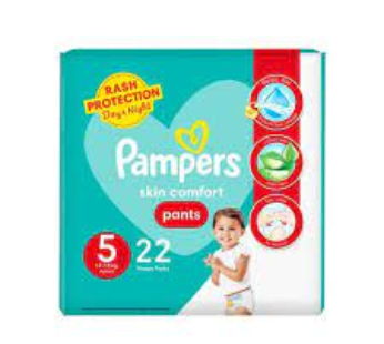 PAMPERS NO 5 22PCS